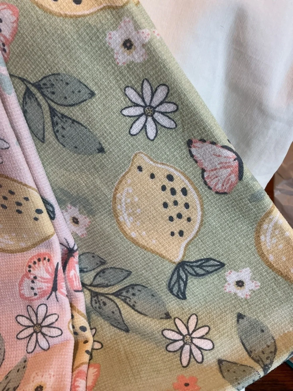 Shabby Chic Kitchen Towels - Set of 3